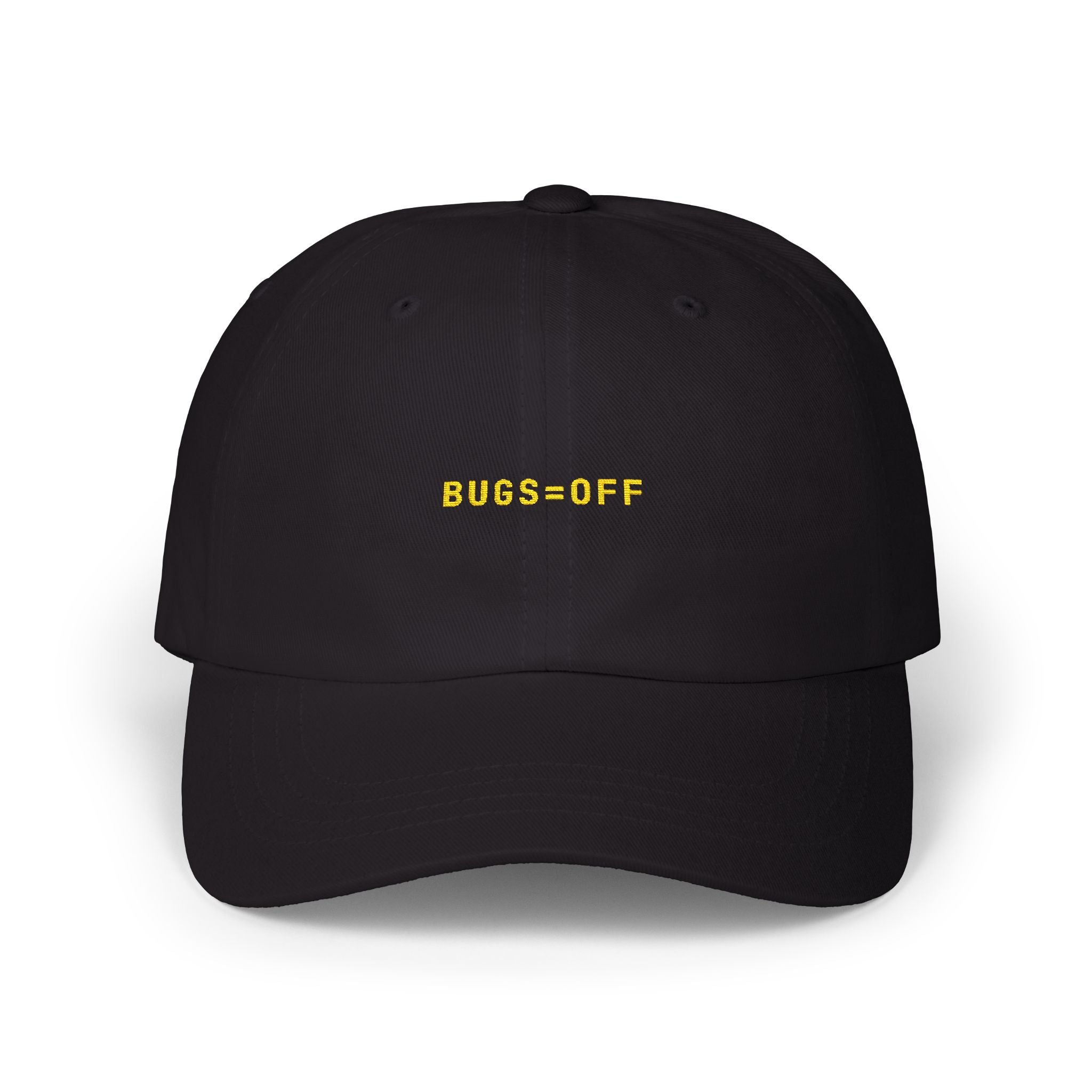 BUGS=OFF Dad Cap — Gold