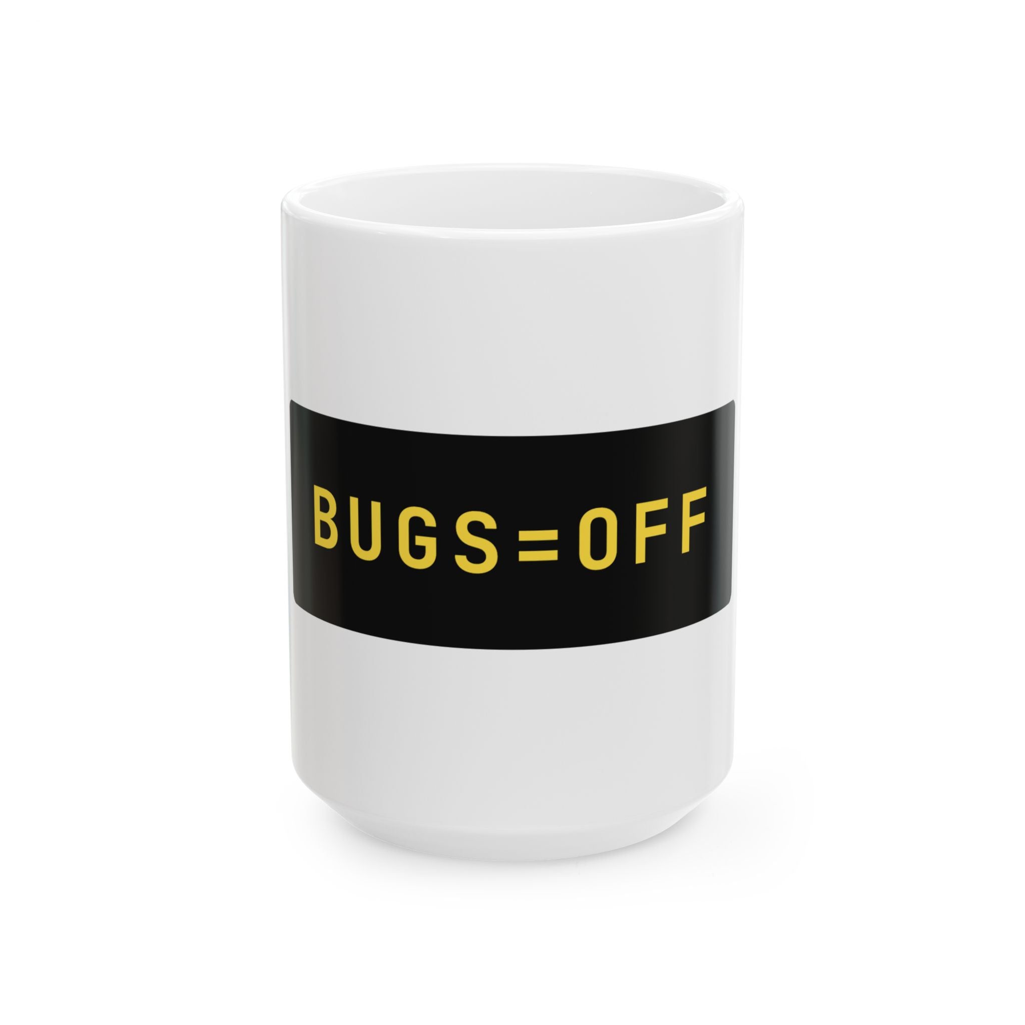 BUGS=OFF Mug — Gold