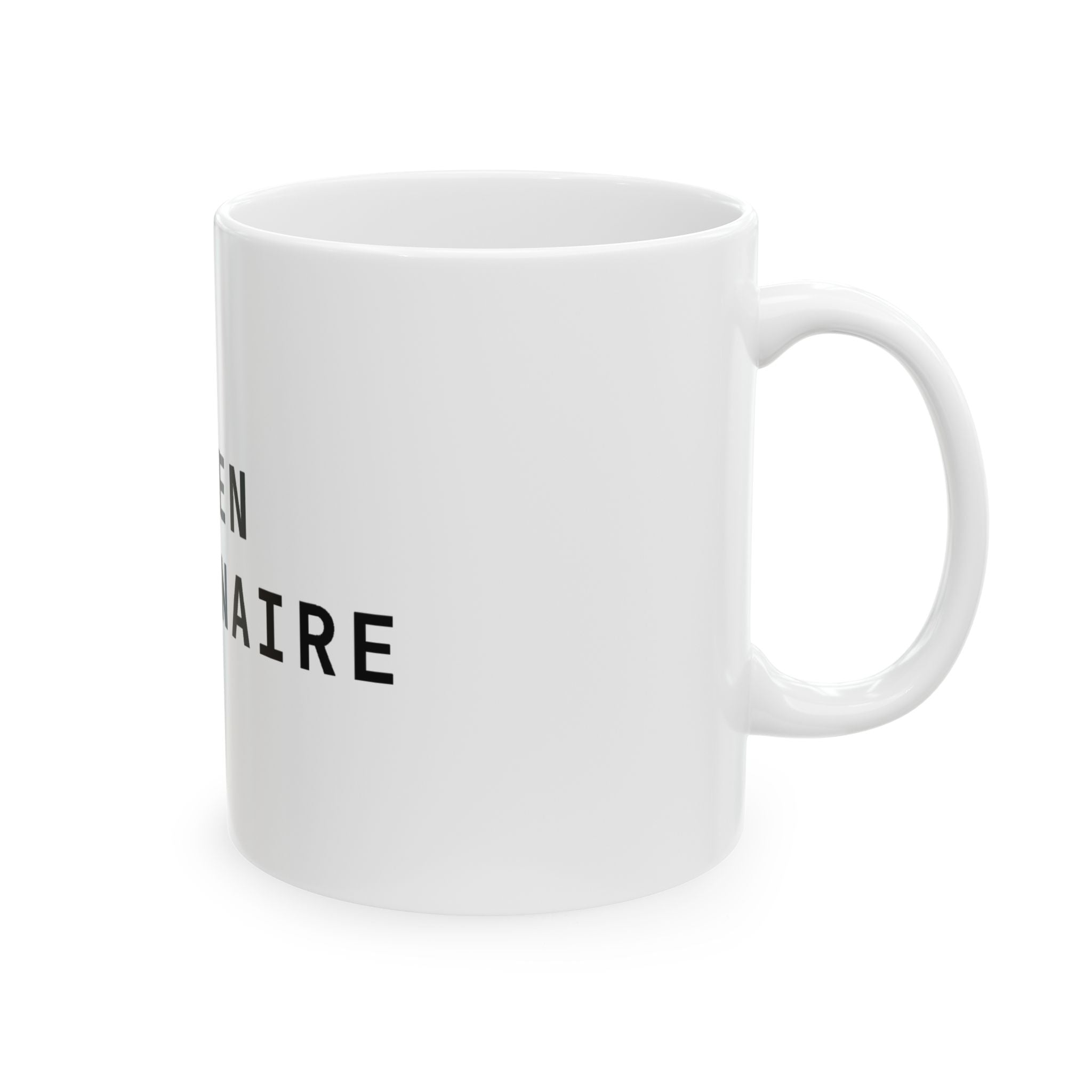 Token billionaire Mug — Black