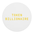 Token billionaire Mouse Pad (Round) — Gold