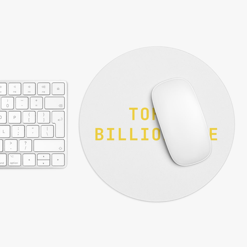 Token billionaire Mouse Pad (Round) — Gold