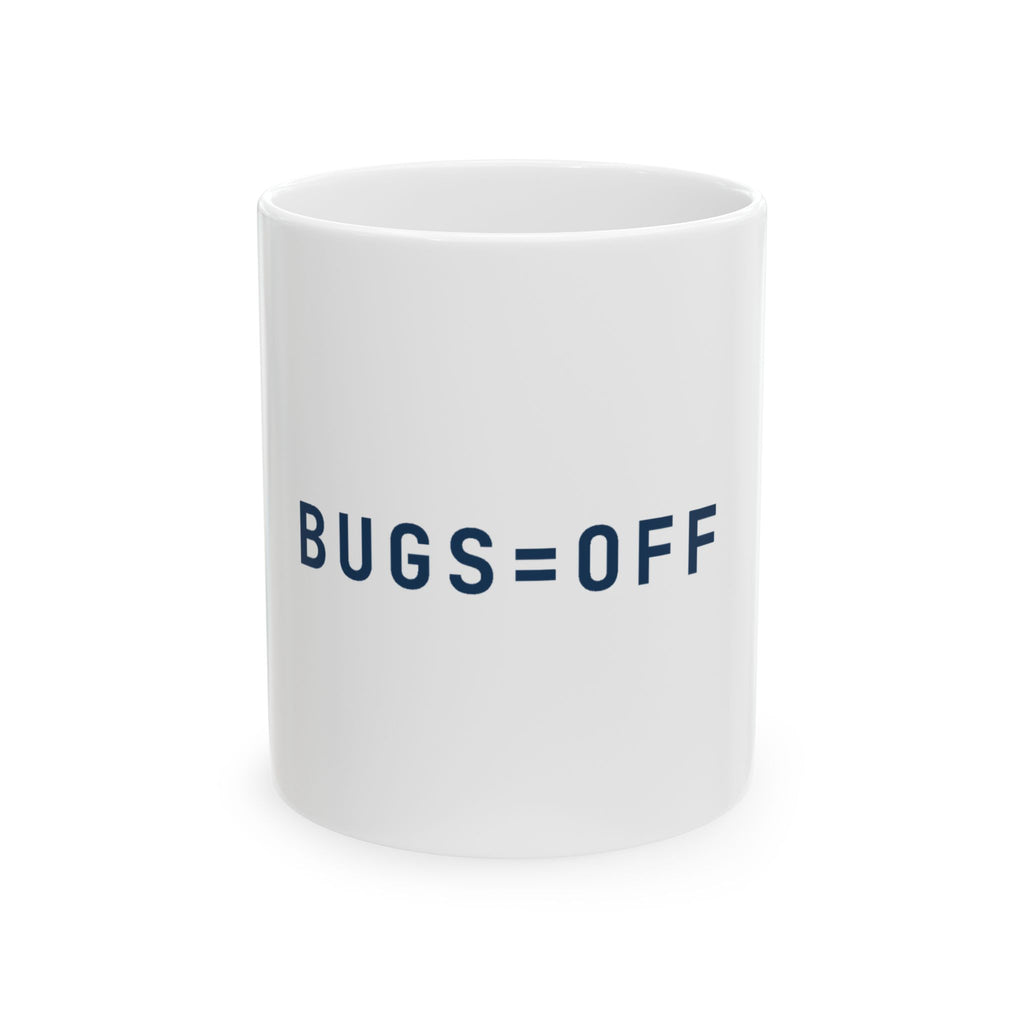 BUGS=OFF Mug — Deep Blue