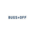 BUGS=OFF Sticker (3") — Deep Blue
