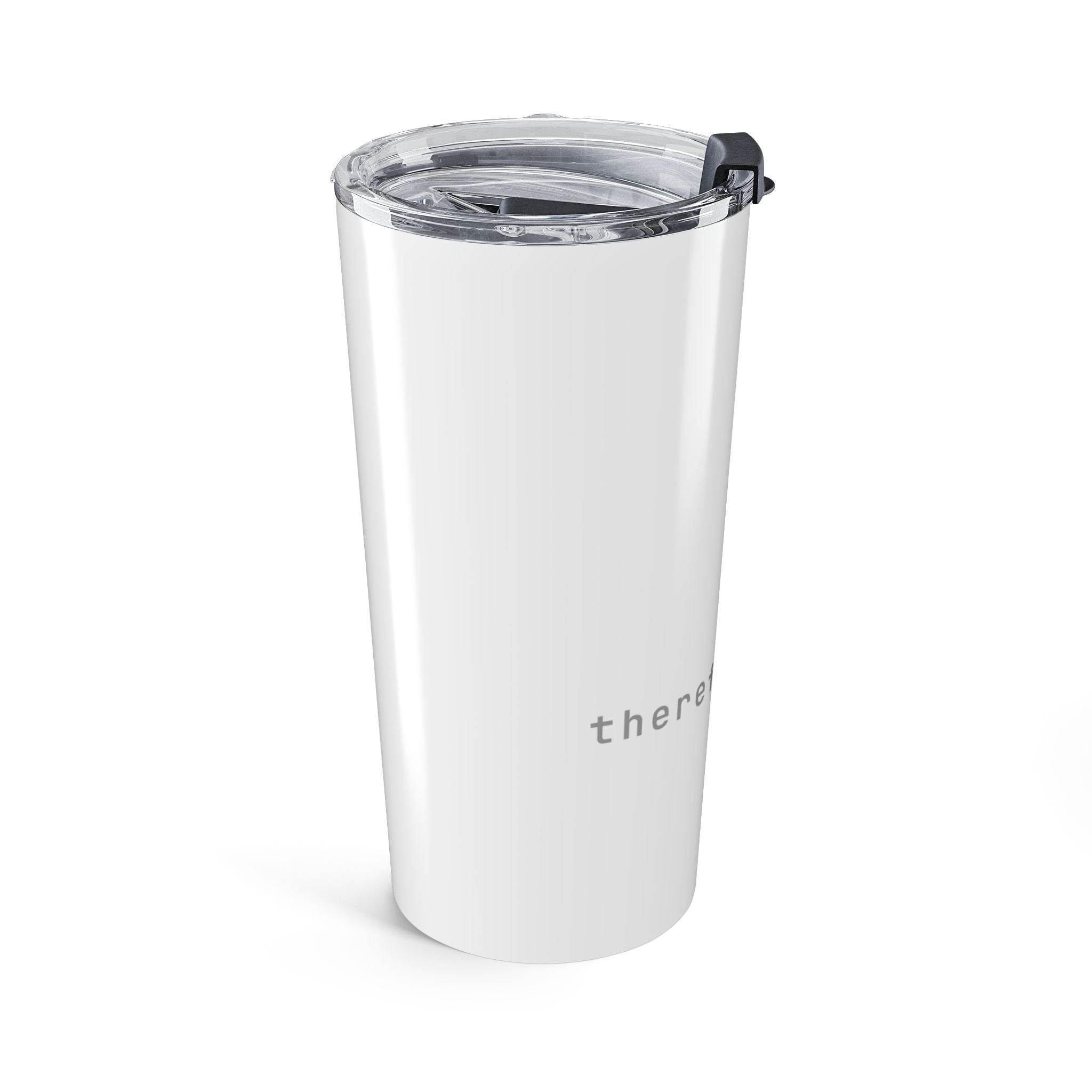 I prompt therefore I am Tumbler (20oz) — Classic White