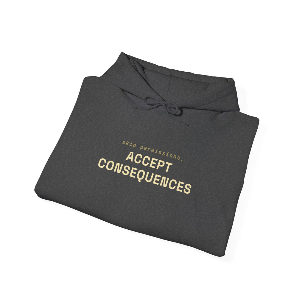 Skip permissions, accept consequences Hoodie