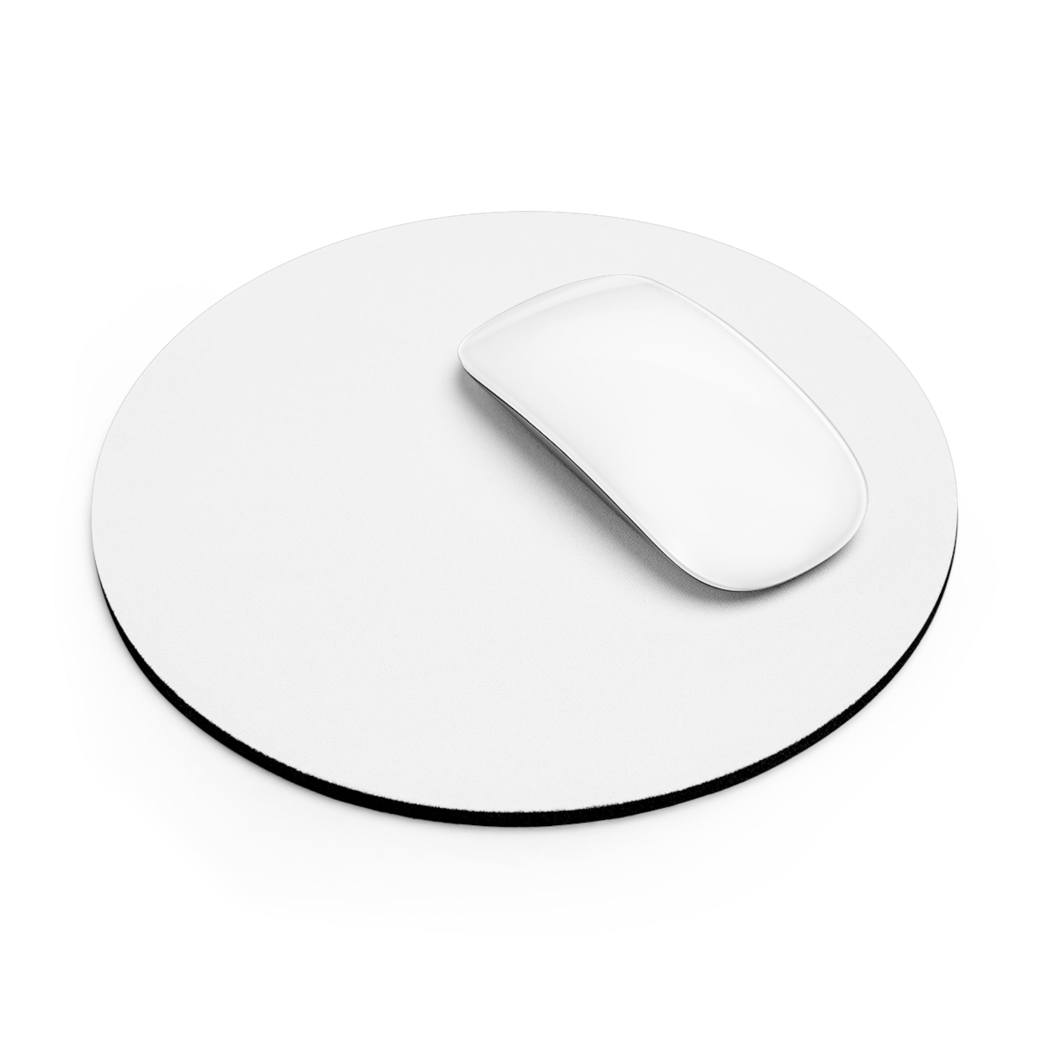 BUGS=OFF Mouse Pad (Round) — Classic White