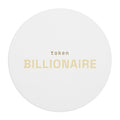 Token billionaire Mouse Pad (Round) (Bold) — Gold