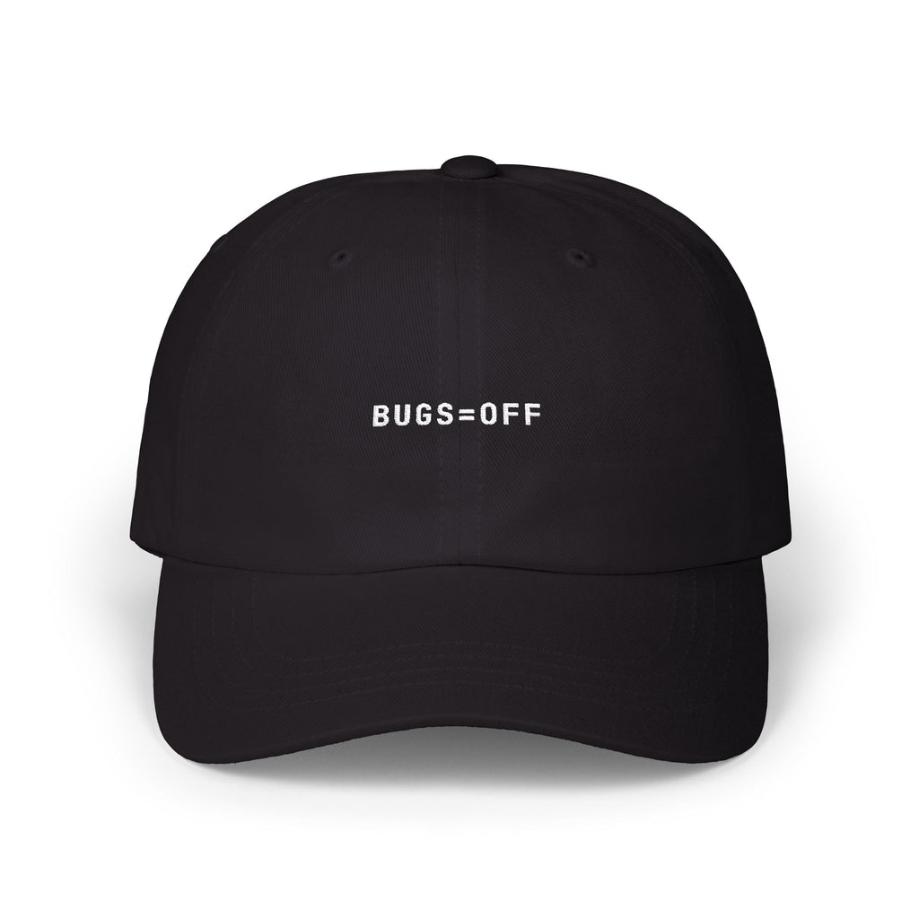 BUGS=OFF Dad Cap — Classic White