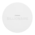 Token billionaire Mouse Pad (Round) (Bold) — Classic White