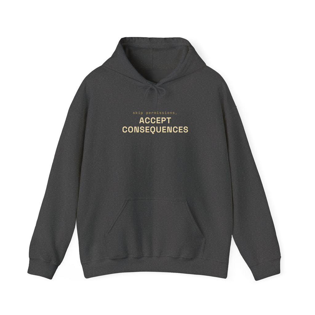 Skip permissions, accept consequences Hoodie