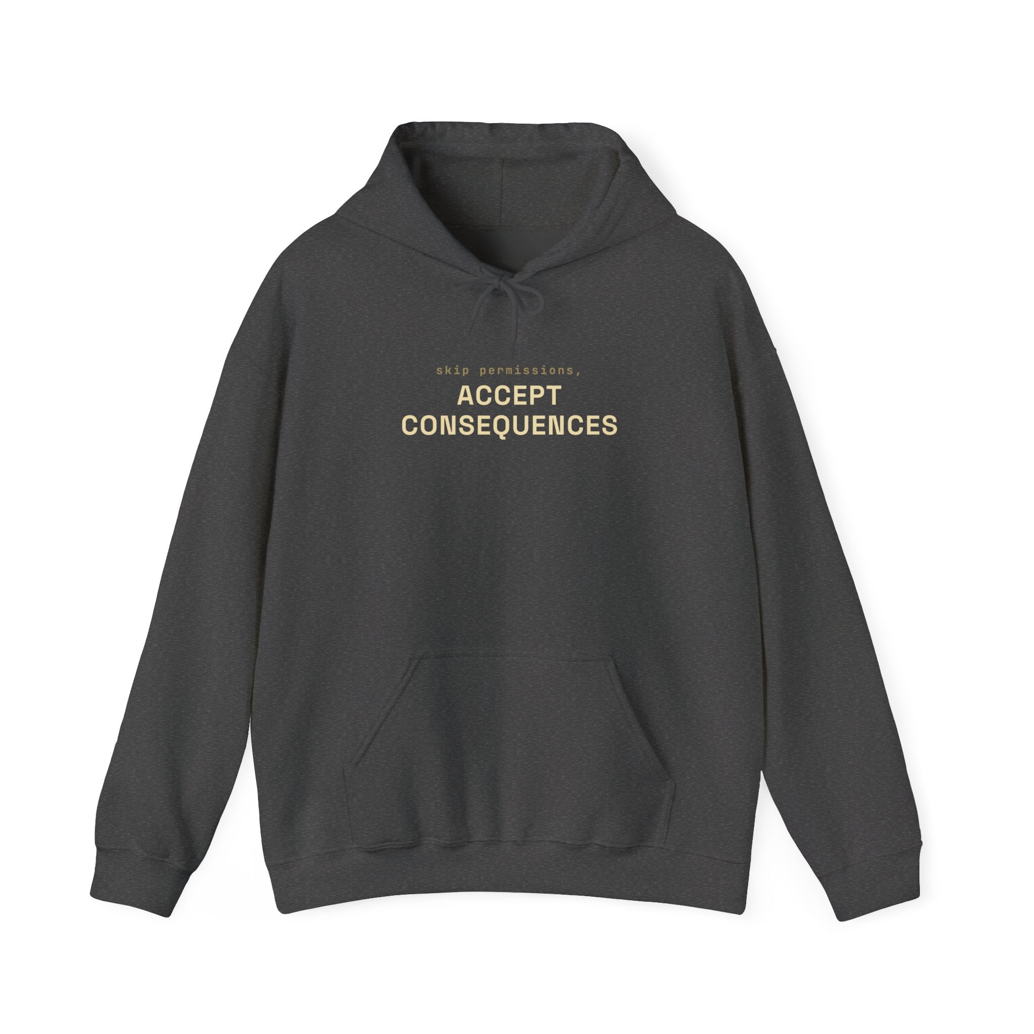 Skip permissions, accept consequences Hoodie