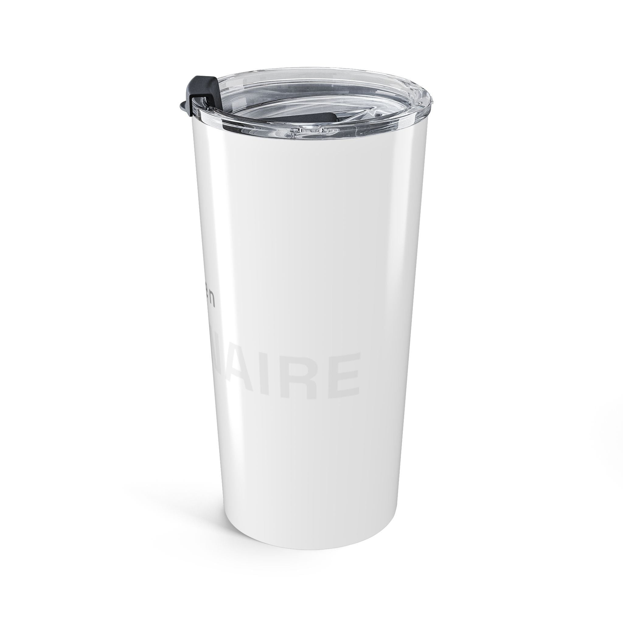 Token billionaire Tumbler (20oz) (Bold) — Classic White