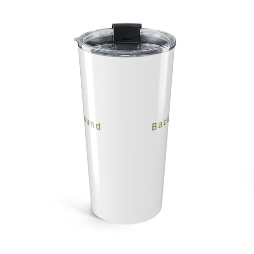 Background task, foreground anxiety Tumbler (20oz) — Gold