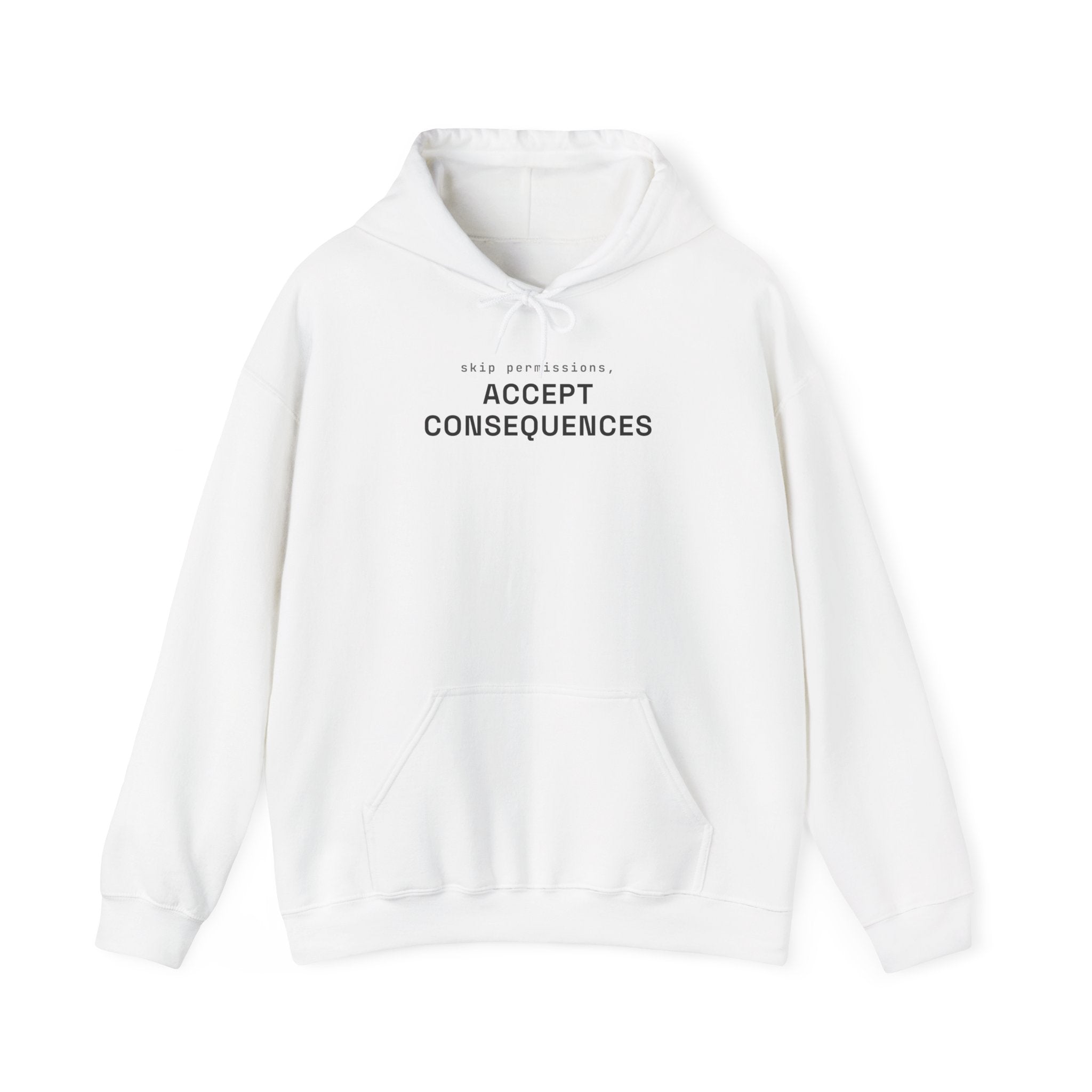 Skip permissions, accept consequences Hoodie
