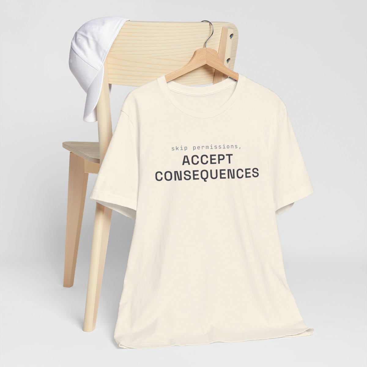Skip permissions, accept consequences tee