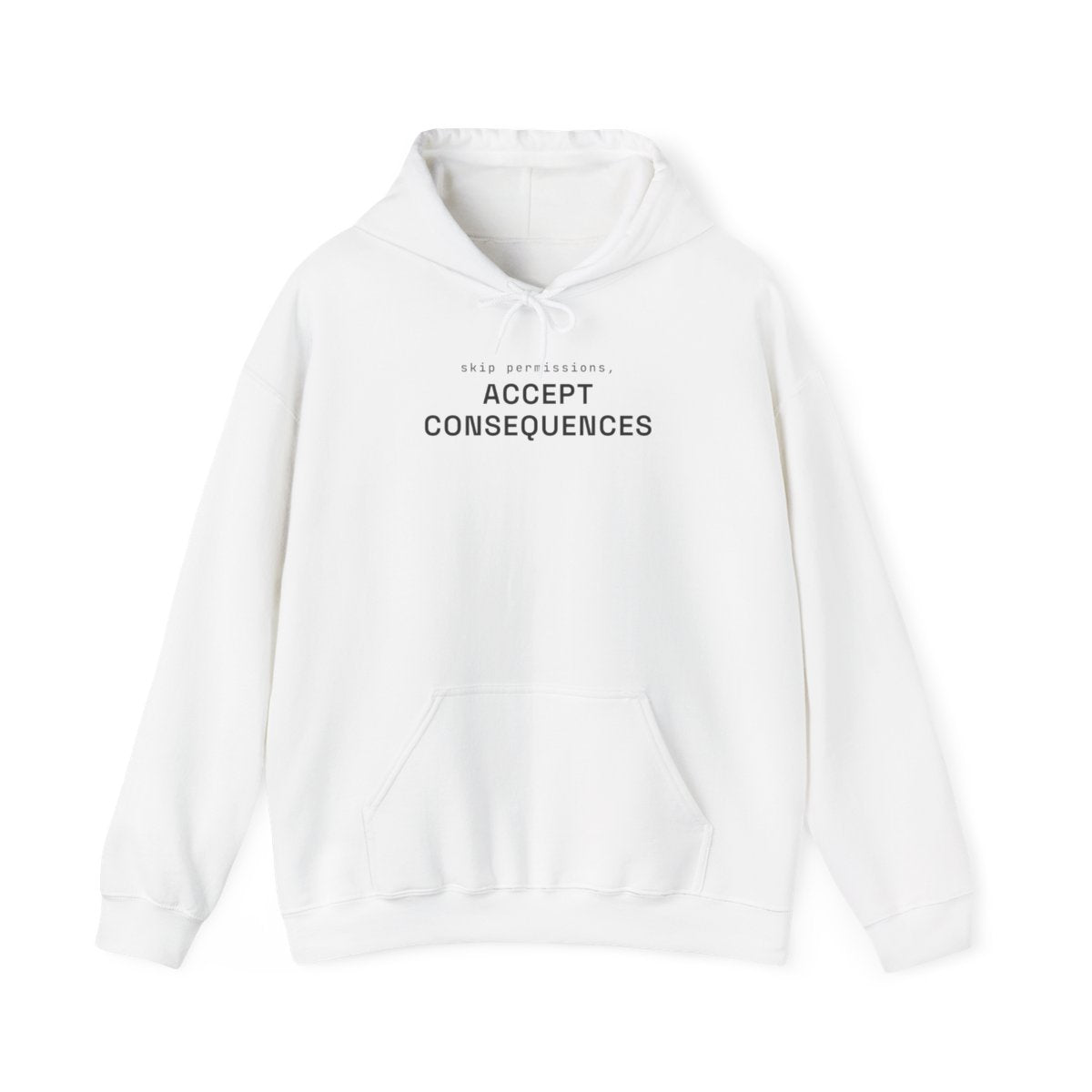 Skip permissions, accept consequences Hoodie
